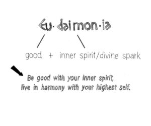 Eudaimonia: Hoàn thiện bản thân, trở thành phiên bản tốt nhất của chính mình. 