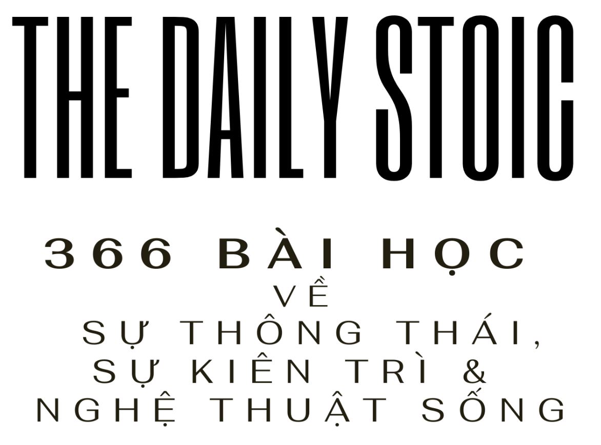 The Daily Stoic Tiếng Việt bản mới 2022